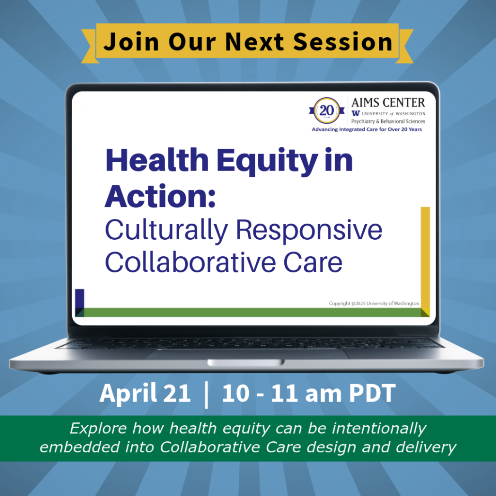 Health Equity in Action: Culturally Responsive Collaborative Care graphic